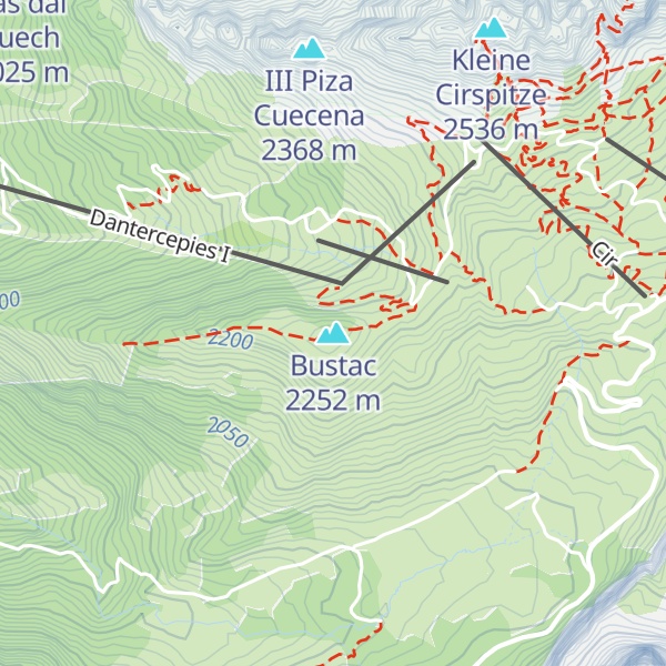 Map of Bustac