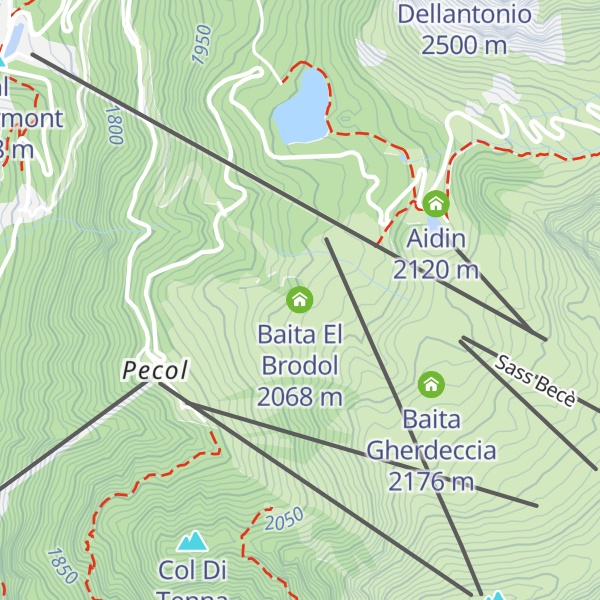Map of Baita El Brodol