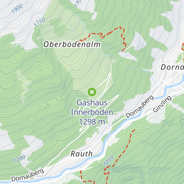 Map of Gashaus Innerböden