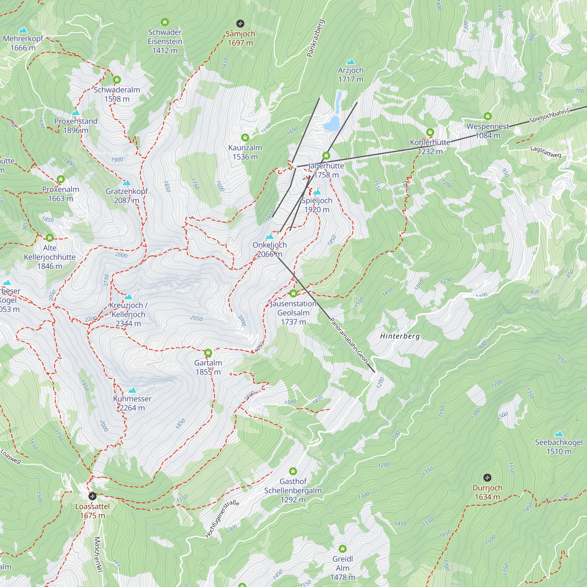Jausenstation Geolsalm map