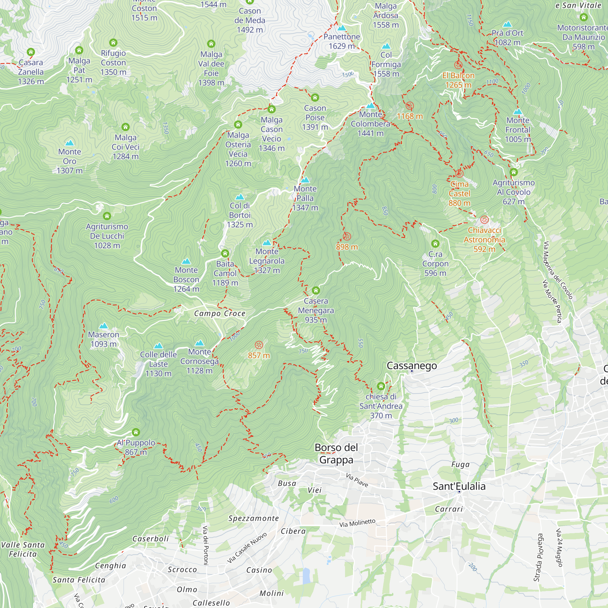 Casera Cabion map