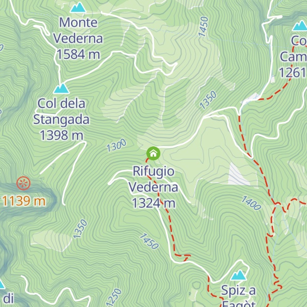 Map of Rifugio Vederna