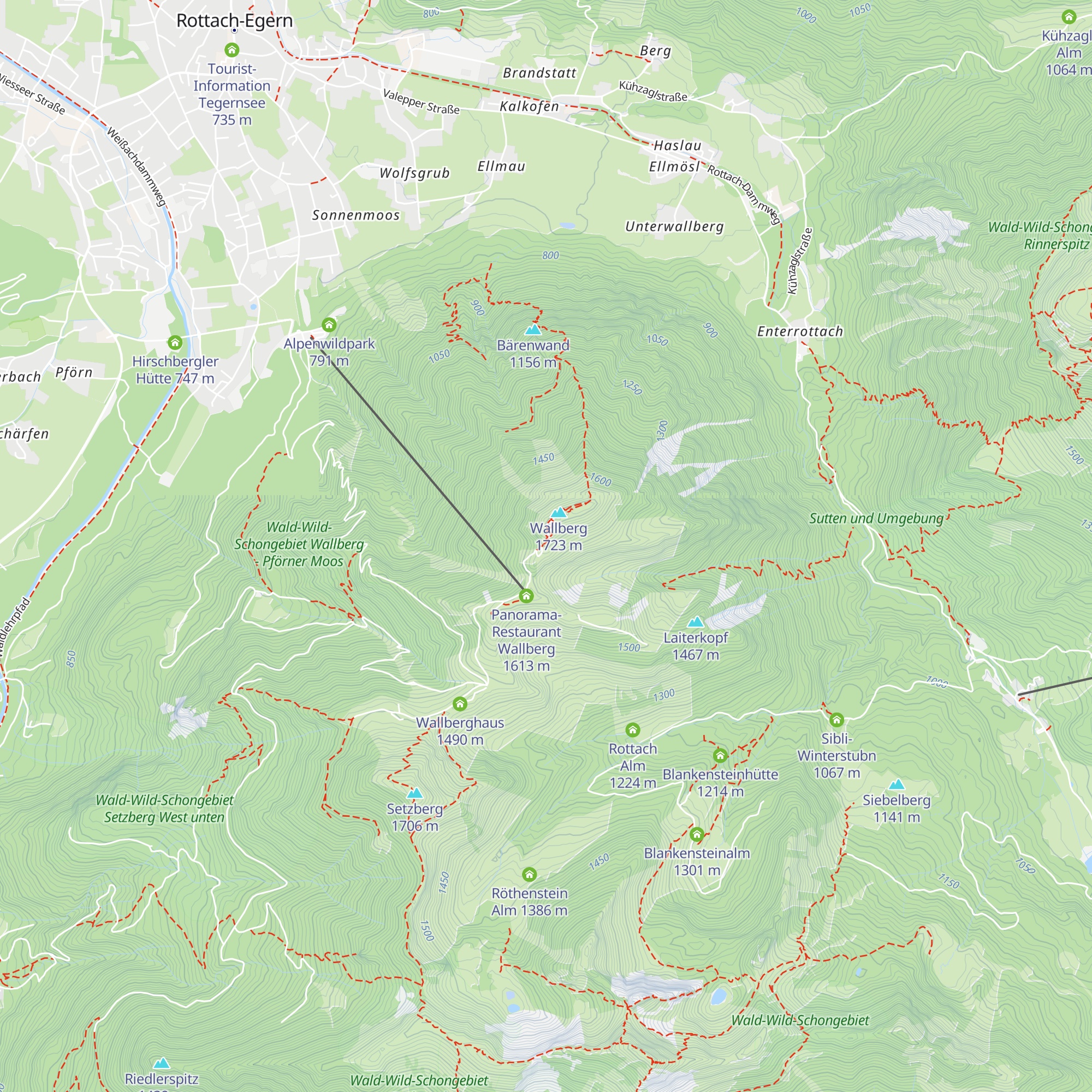 Hintermauer Alm map