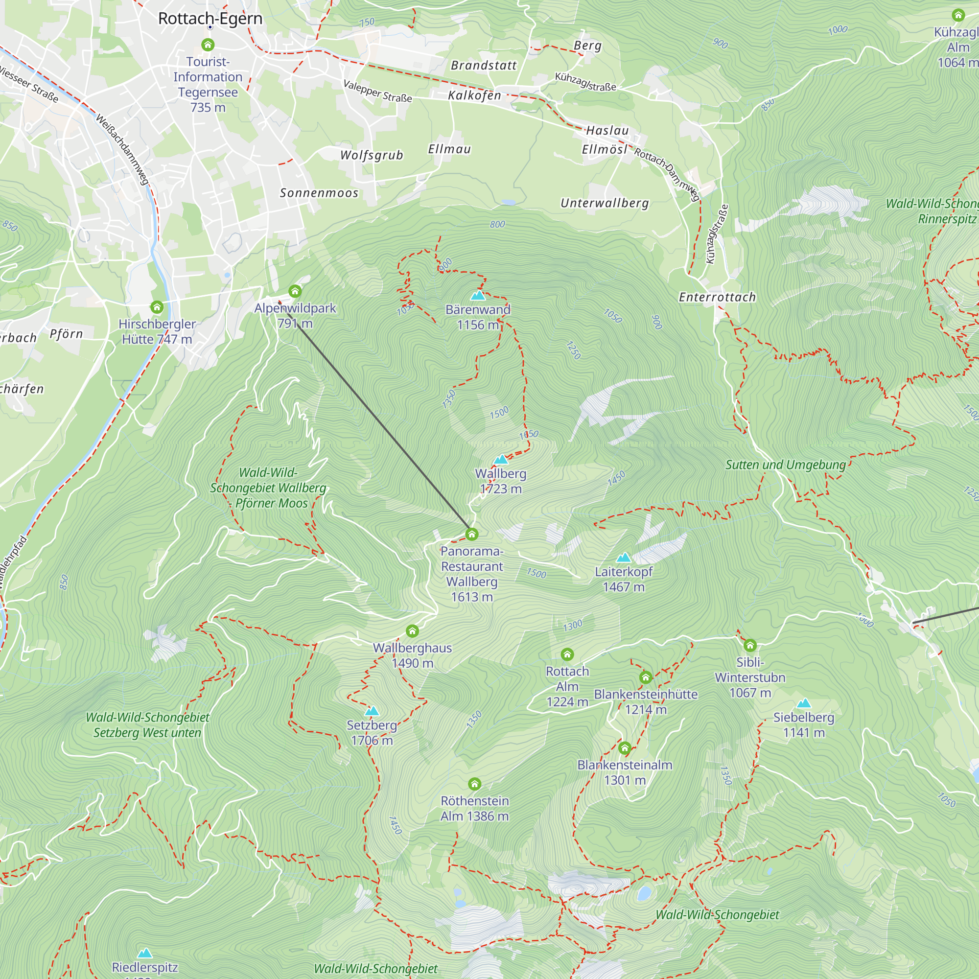 Hintermauer Alm map