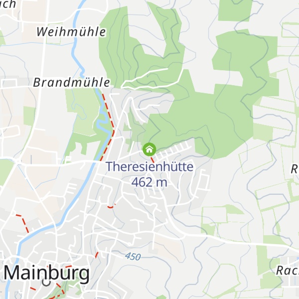 Map of Theresienhütte