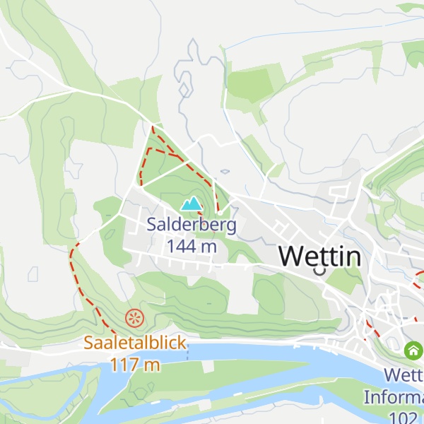 Map of Wettiner Jagdhütte