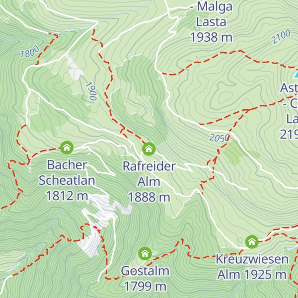 Map of Rafreider Alm