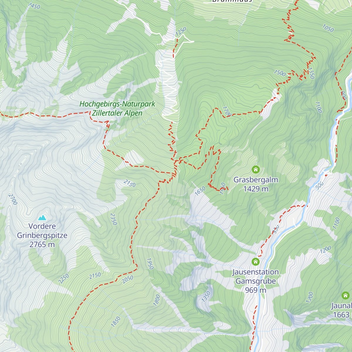 Gamshütte map