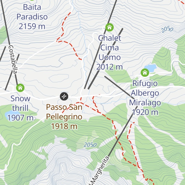 Map of Chalet Isabella