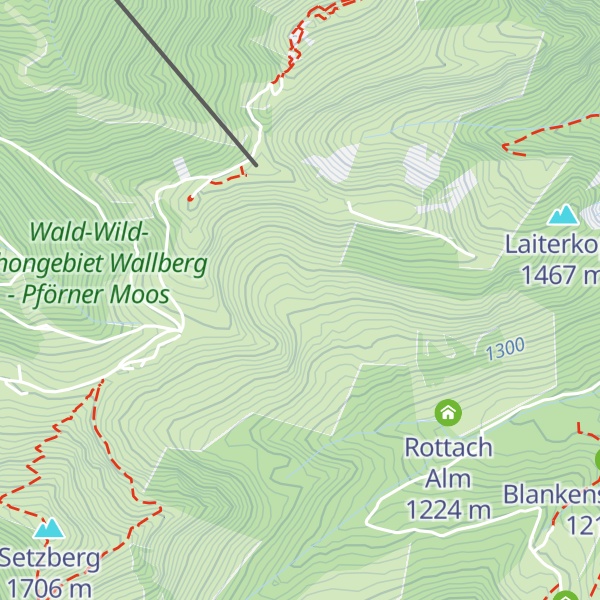 Map of Portners Alm