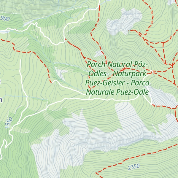 Map of Gampen Alm - Malga Gampen