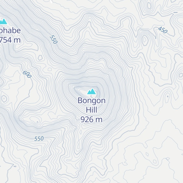 Map of Bongon Hill