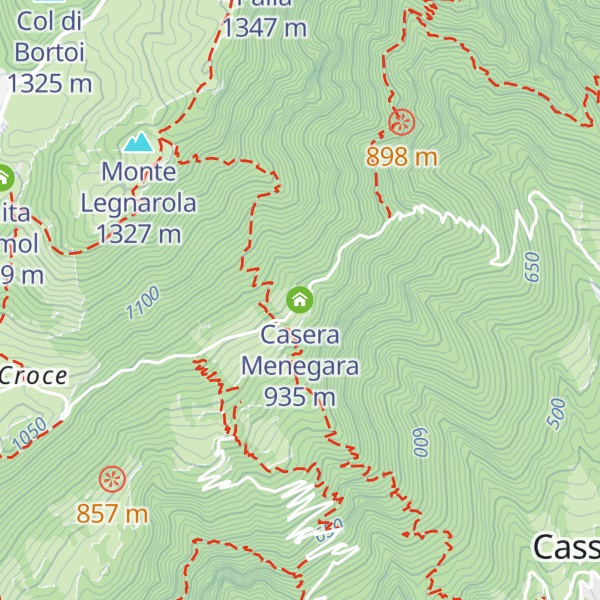 Map of Casera Menegara