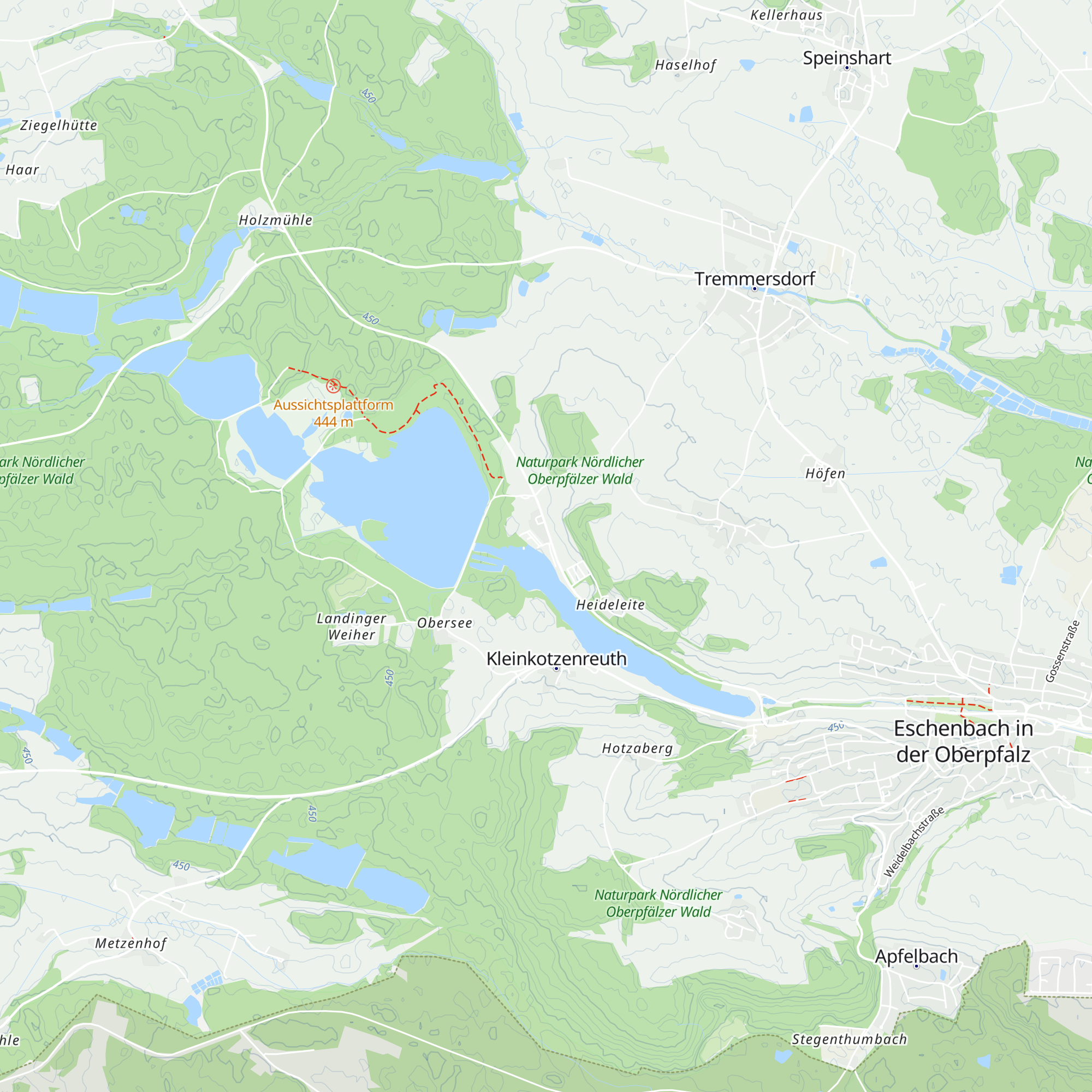 Infozentrum Geo- und Naturpark im Hexenhäusl map