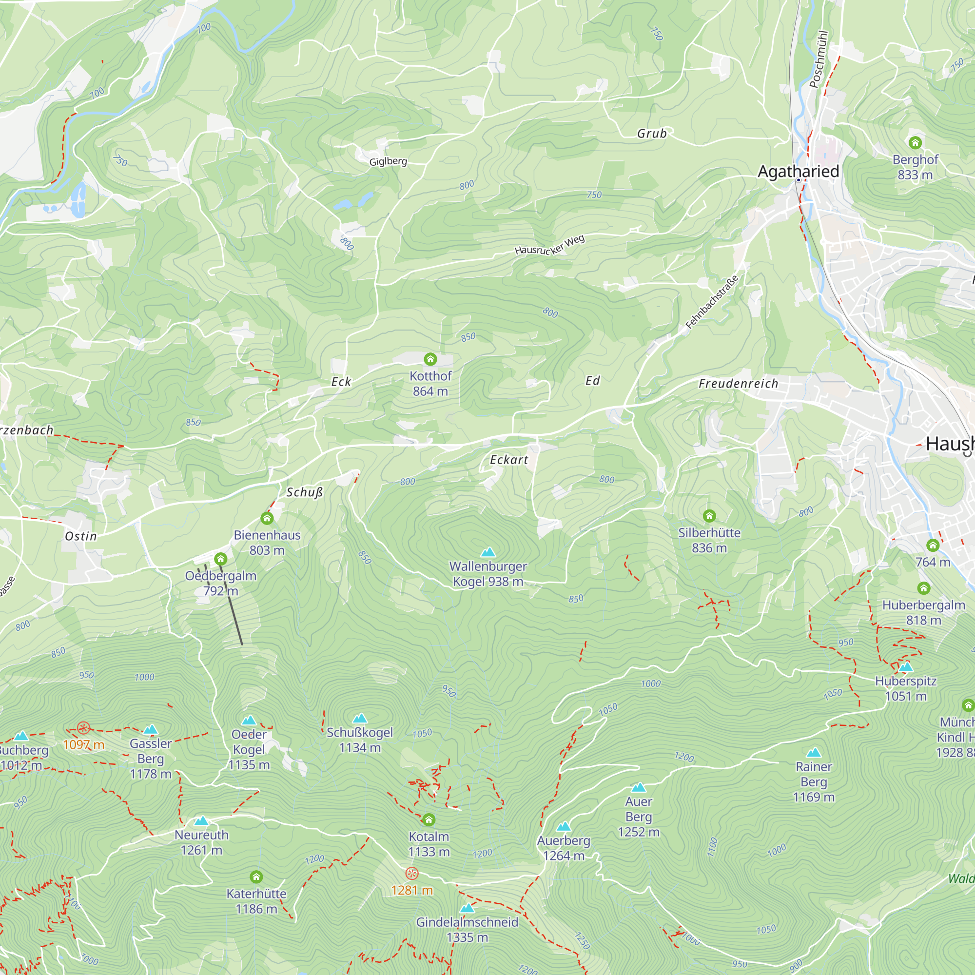 Eham Dekoration map