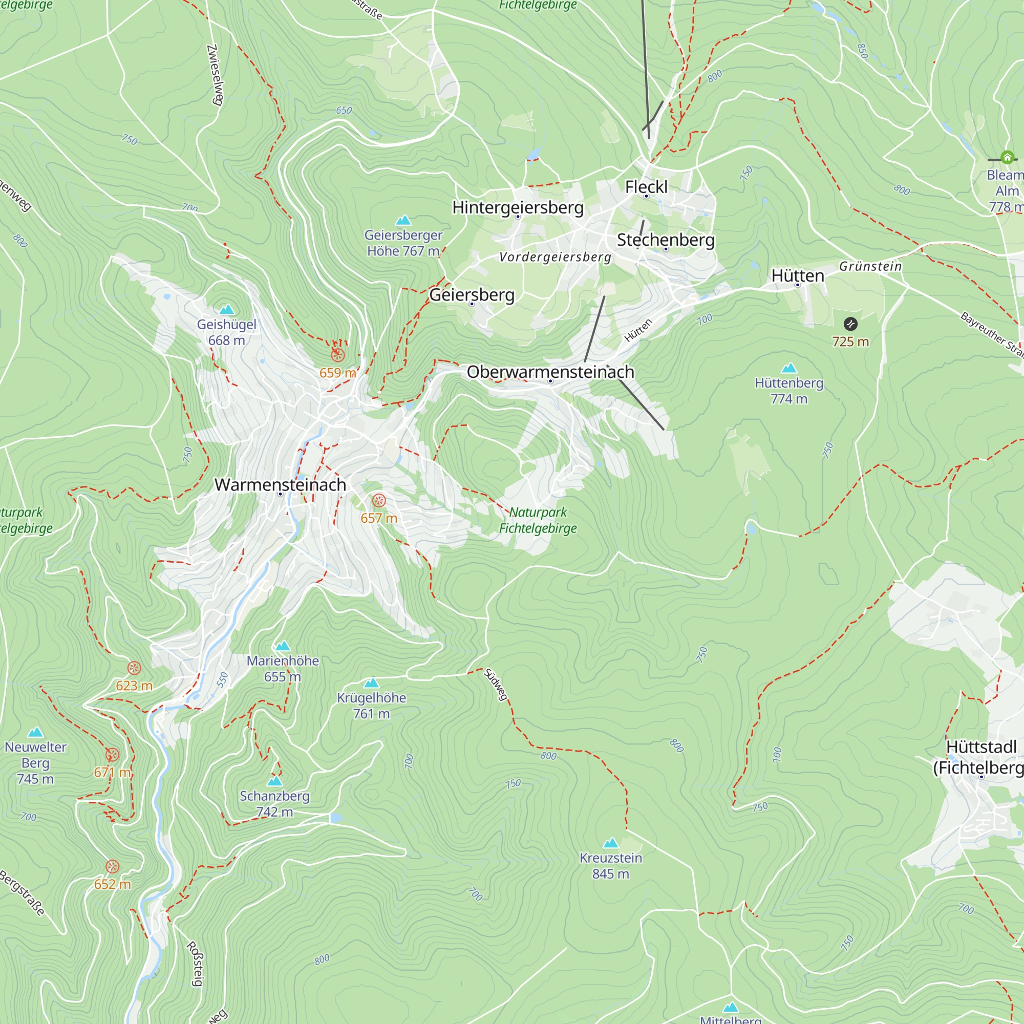 Wagenthalhütte map