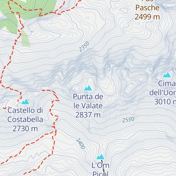 Map of Punta de le Valate