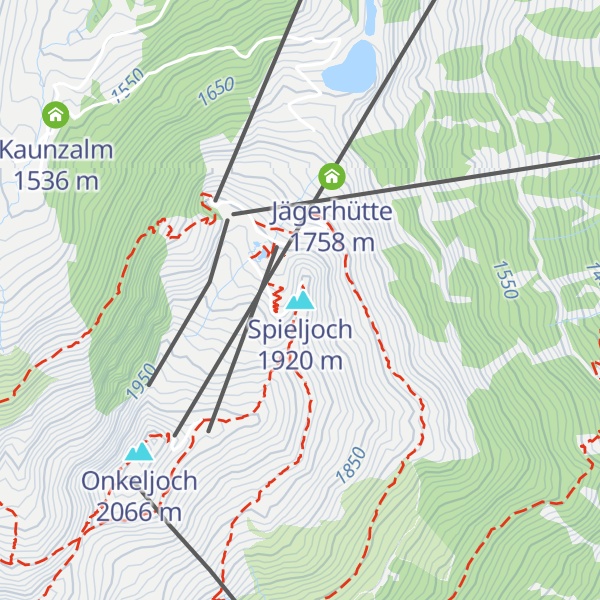 Map of Spieljoch