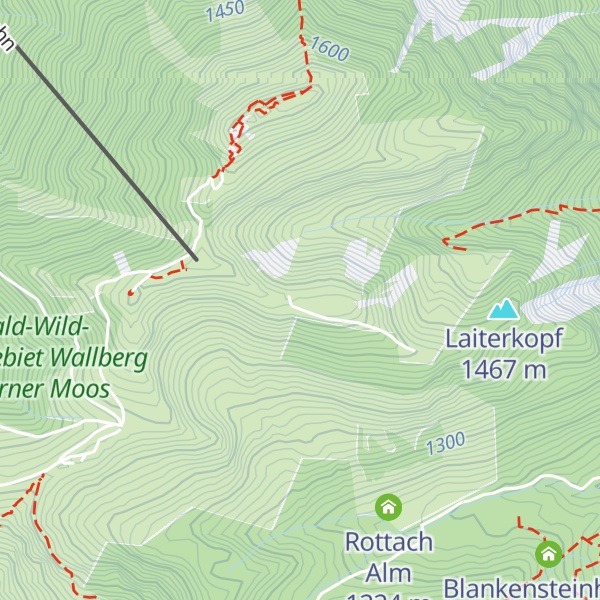 Map of G'fäll Alm