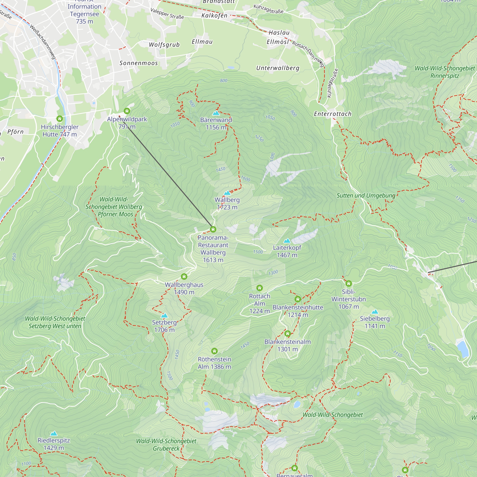 G'fäll Alm map