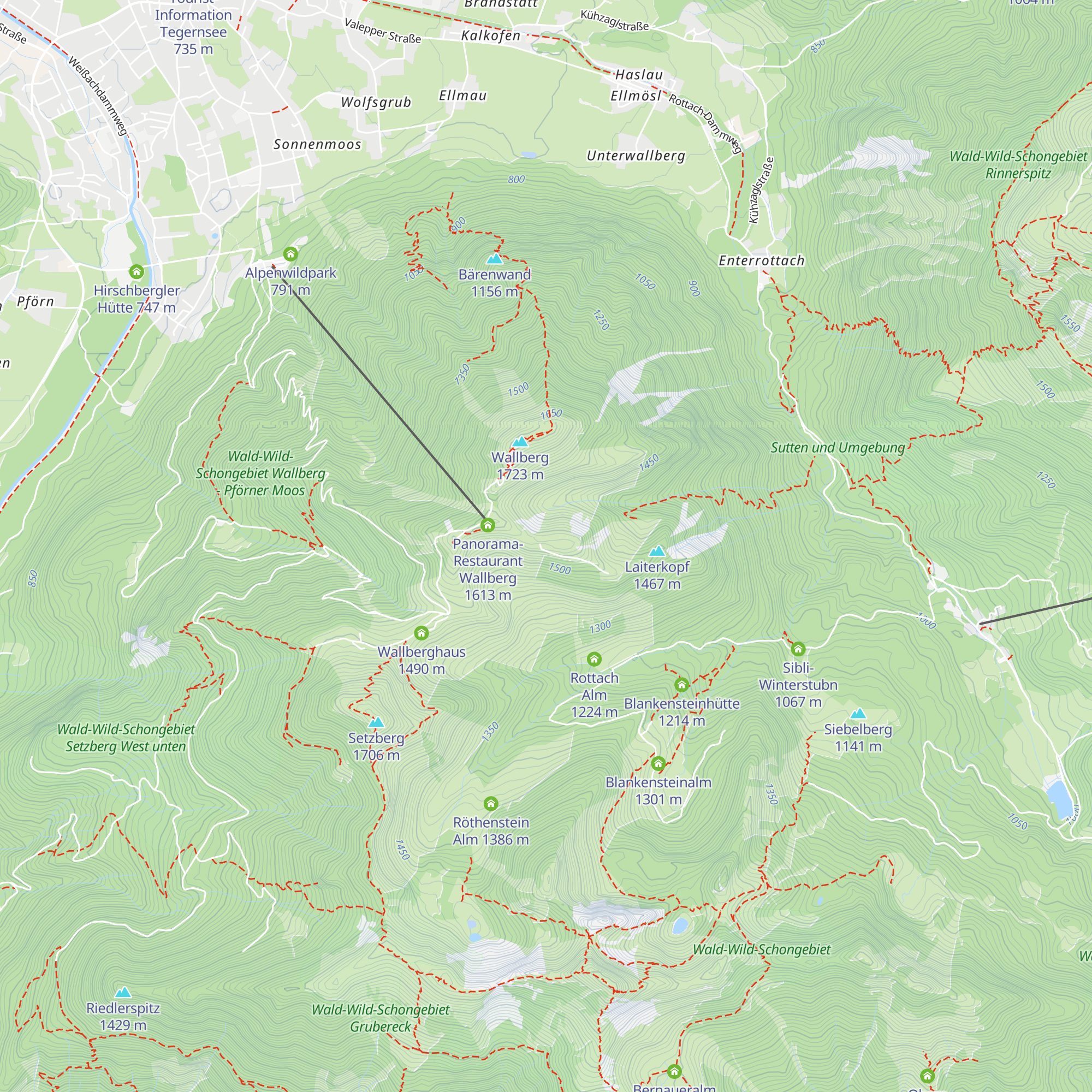 G'fäll Alm map