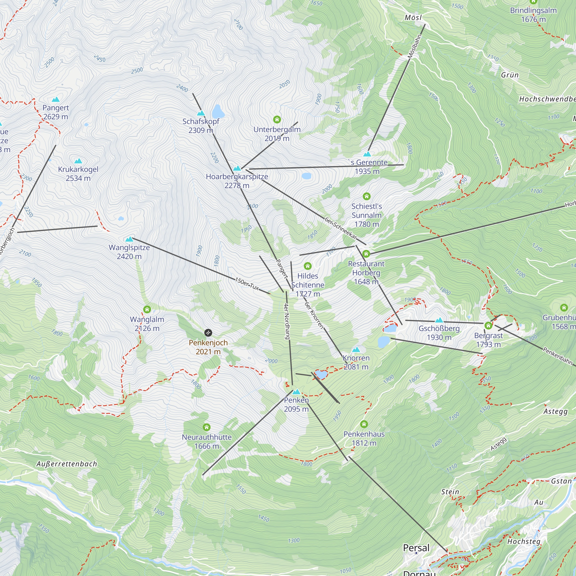 Grillhofalm map