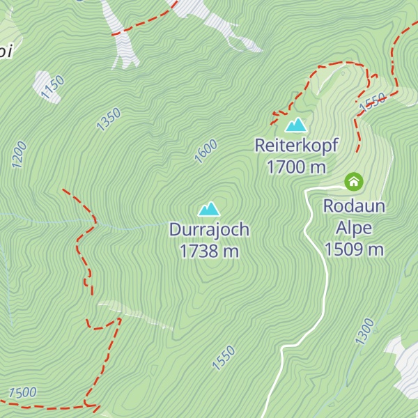 Map of Durrajoch