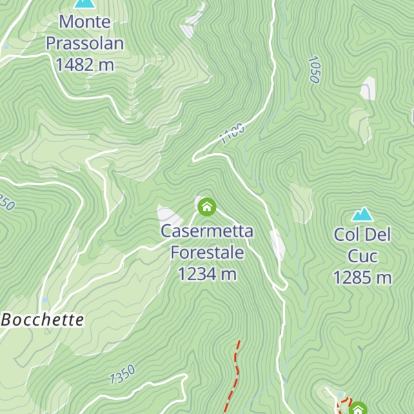 Map of Casermetta Forestale