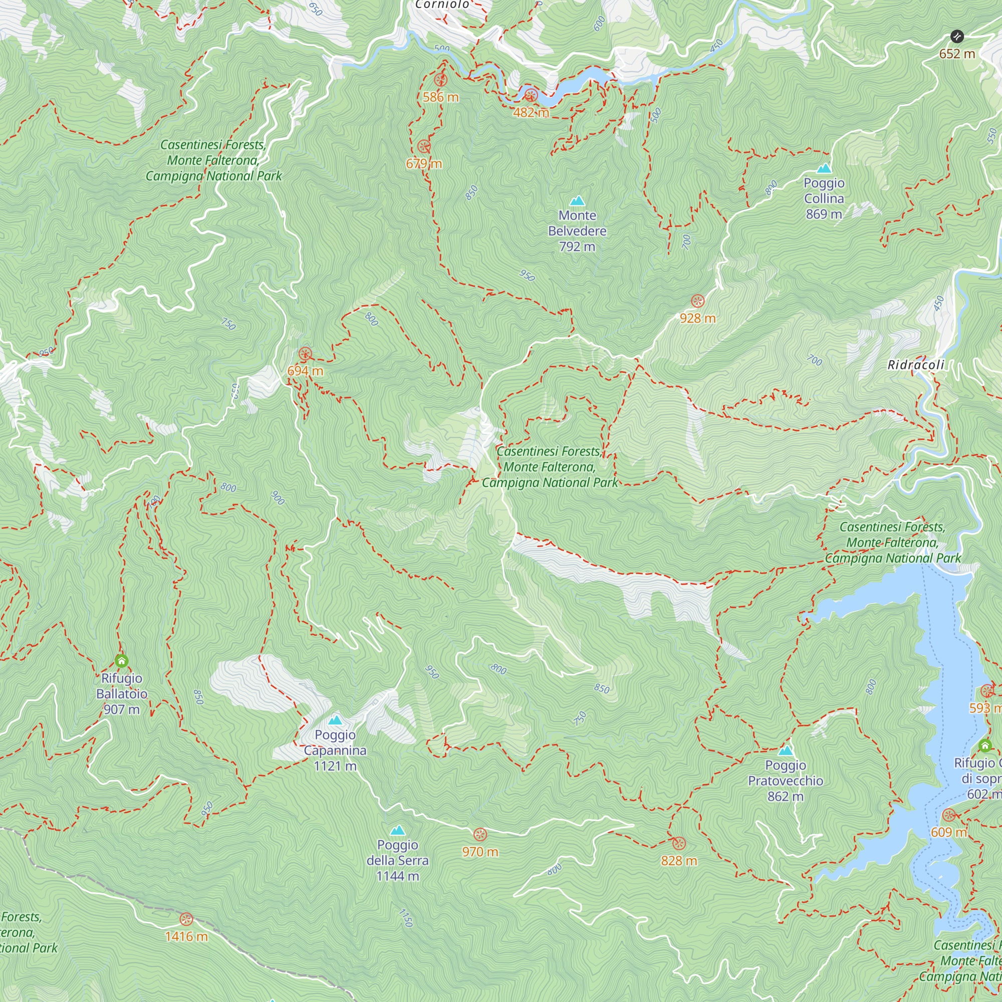 Bivacco San Paolo in Alpe map