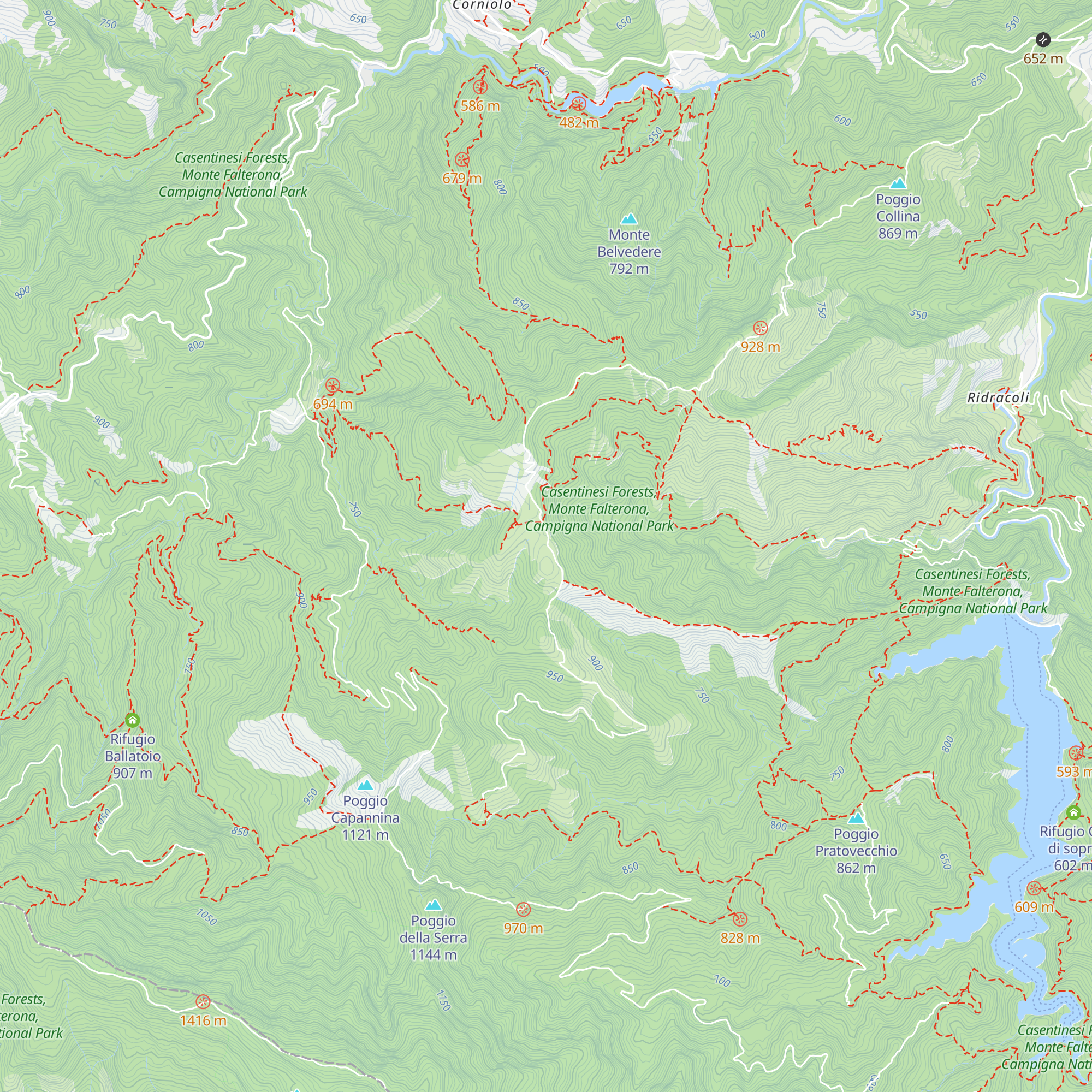 Bivacco San Paolo in Alpe map
