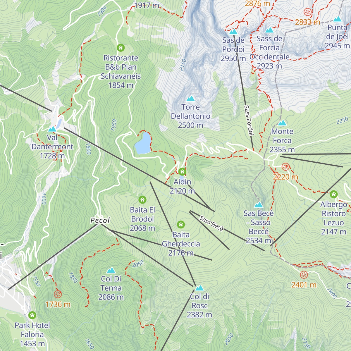 Hotel Garni Gonzaga map