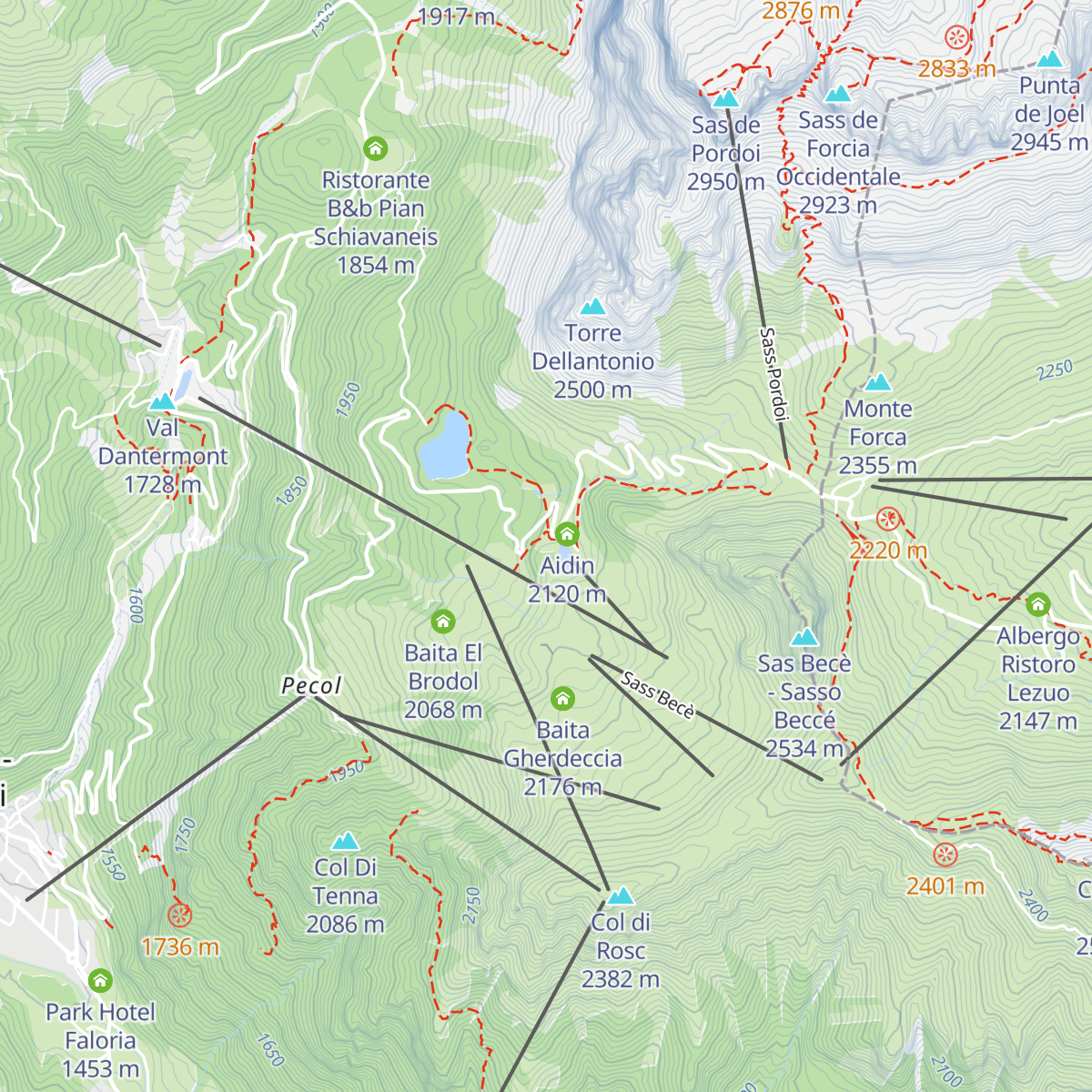 Hotel Garni Gonzaga map