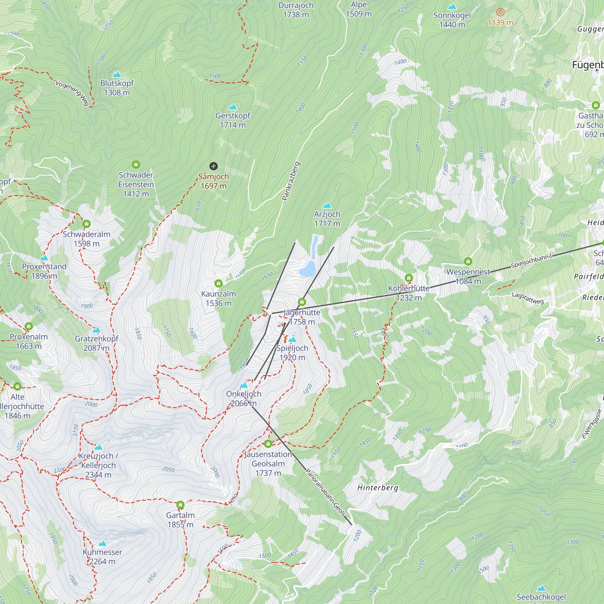 Jägerhütte map