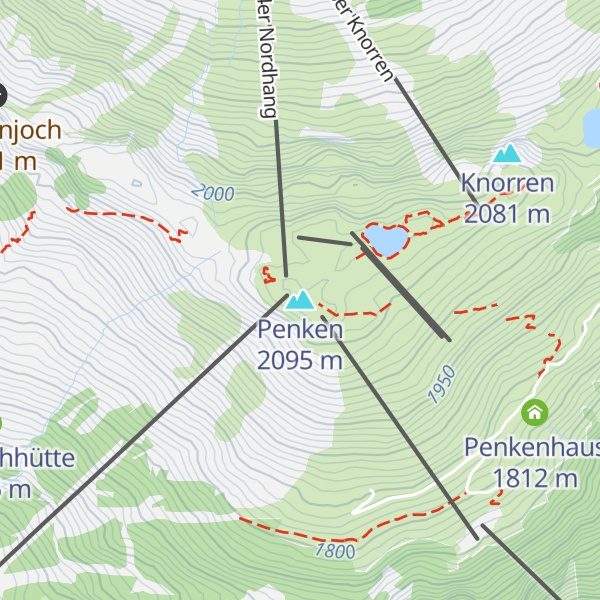 Map of Penken