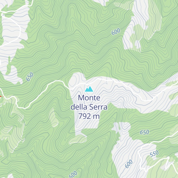 Map of Monte della Serra