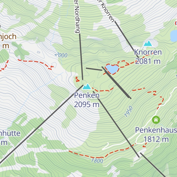 Map of Penkenjochhaus