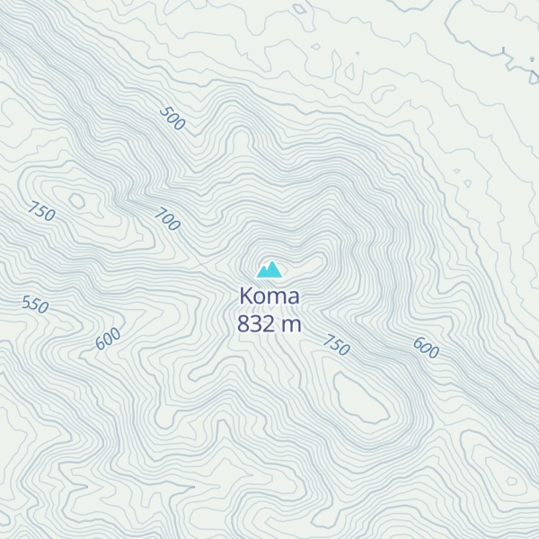 Map of Koma