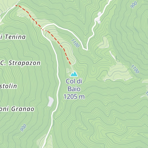 Map of Col di Baio