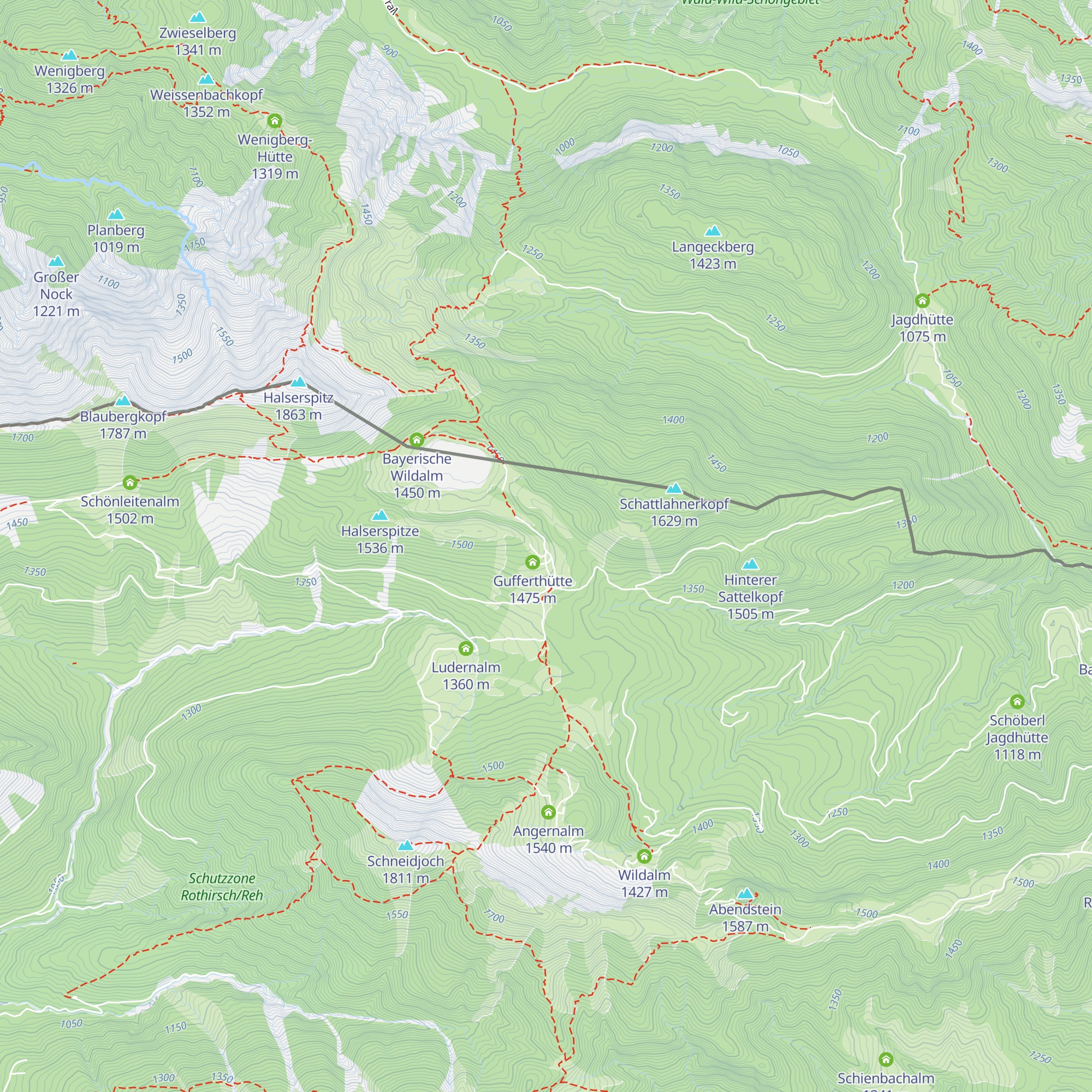 Zollhütte map