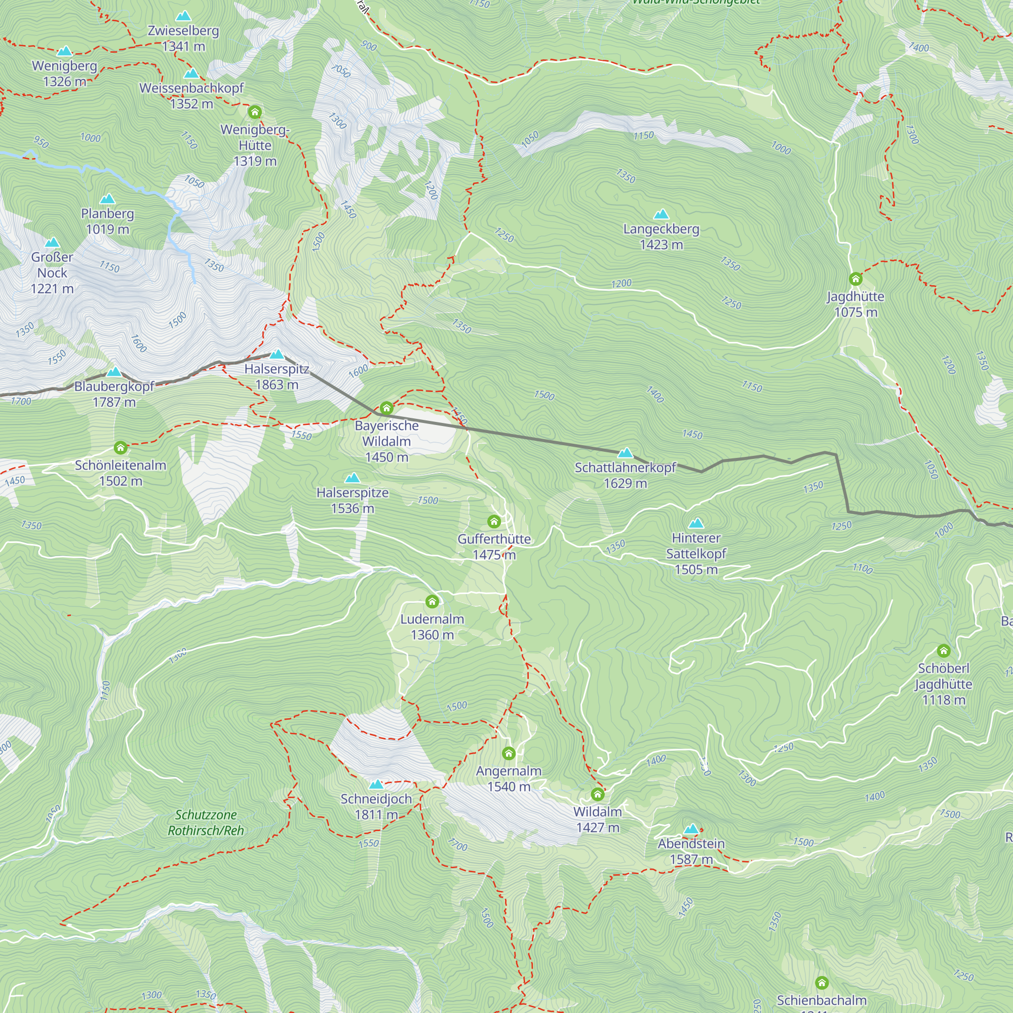 Zollhütte map