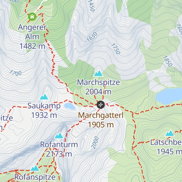 Map of Bergrettungshütte