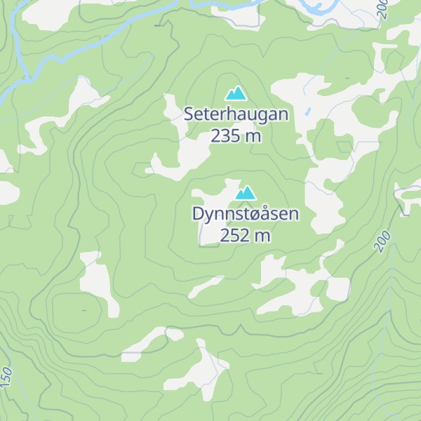 Map of Nordmyrhaugen