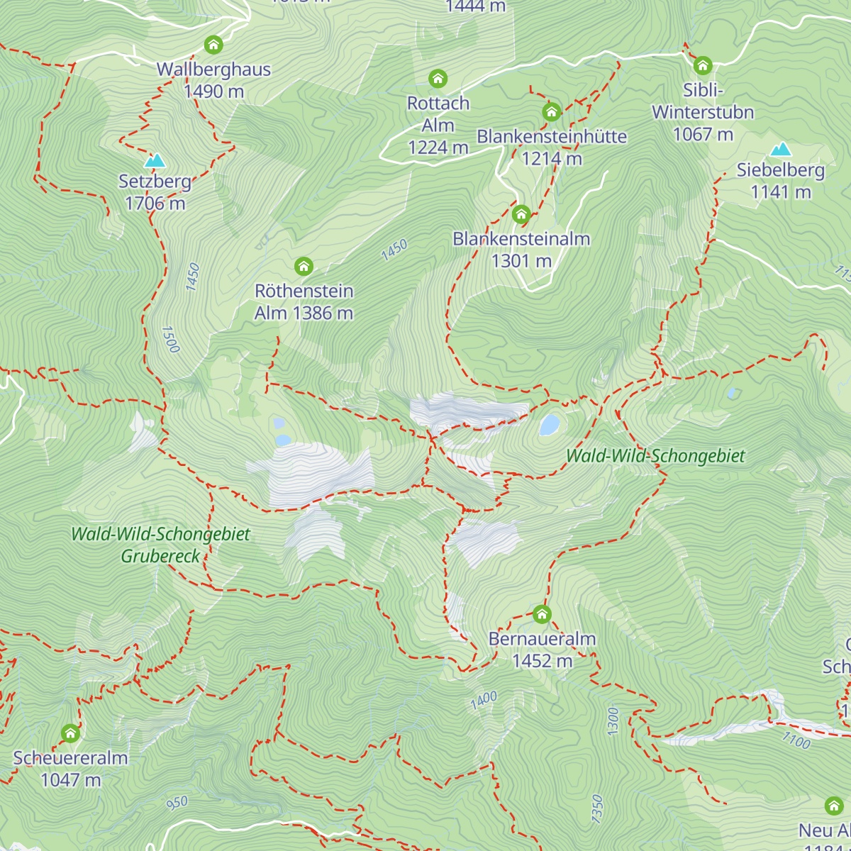 Bergwacht map