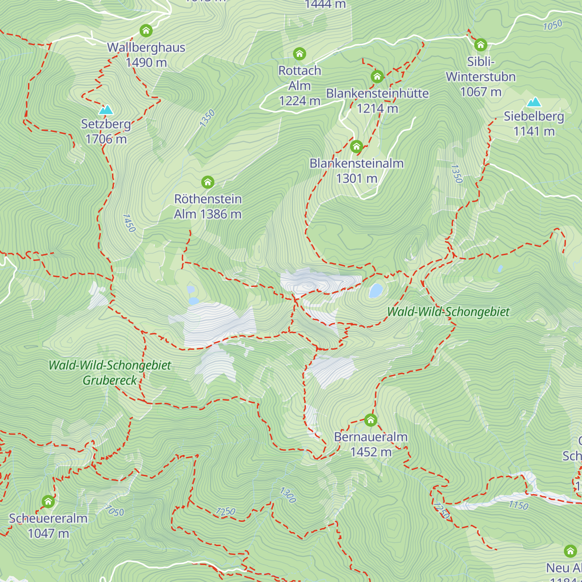 Bergwacht map