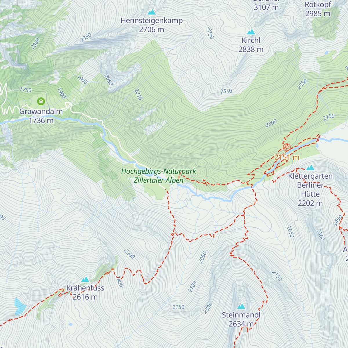 Alpenrose map
