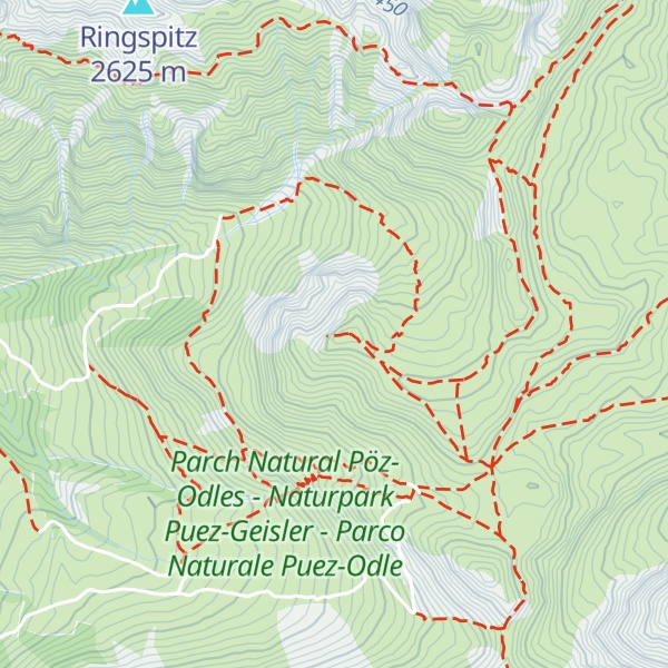 Map of Zendleser Kofel