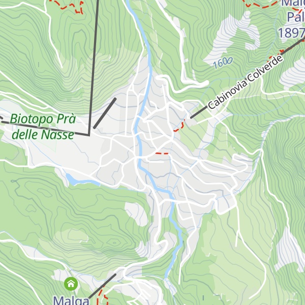 Map of A. P. T. San Martino di Castrozza