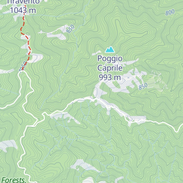 Map of Poggio Penna