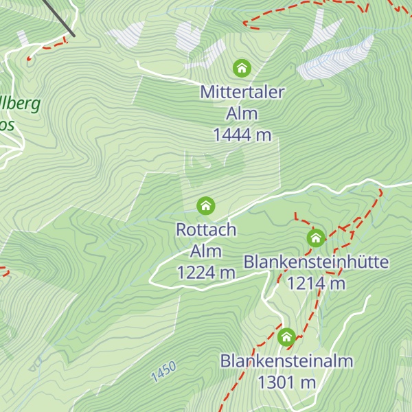 Map of Rottach Alm