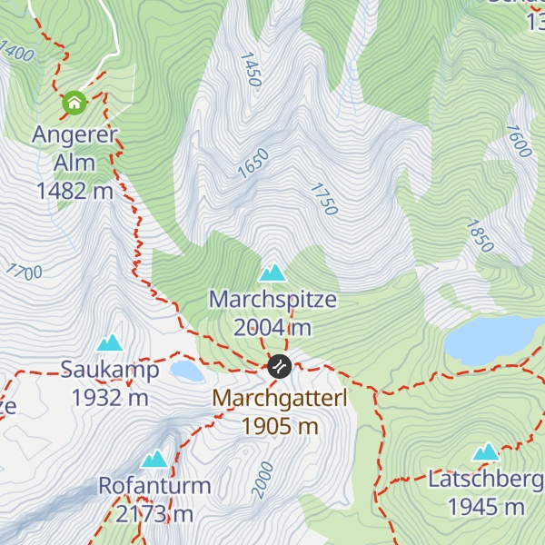Map of Marchspitze